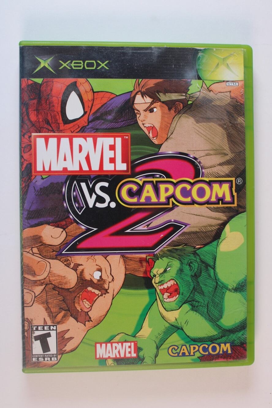 Marvel vs. Capcom 2 (Microsoft Xbox, 2003) Complete, authentic, tested/works